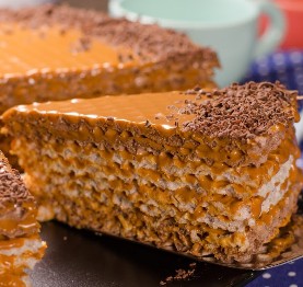 Хрустящие вафли для торта